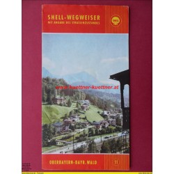 Shell - Wegweiser 11 Oberbayern - Bayr. Wald