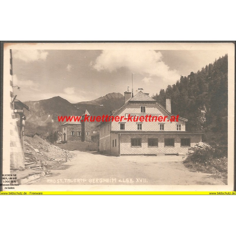 AK - Radstätter Tauern - Bergheim d. LGK. XVII. - 1942 (Szbg) 