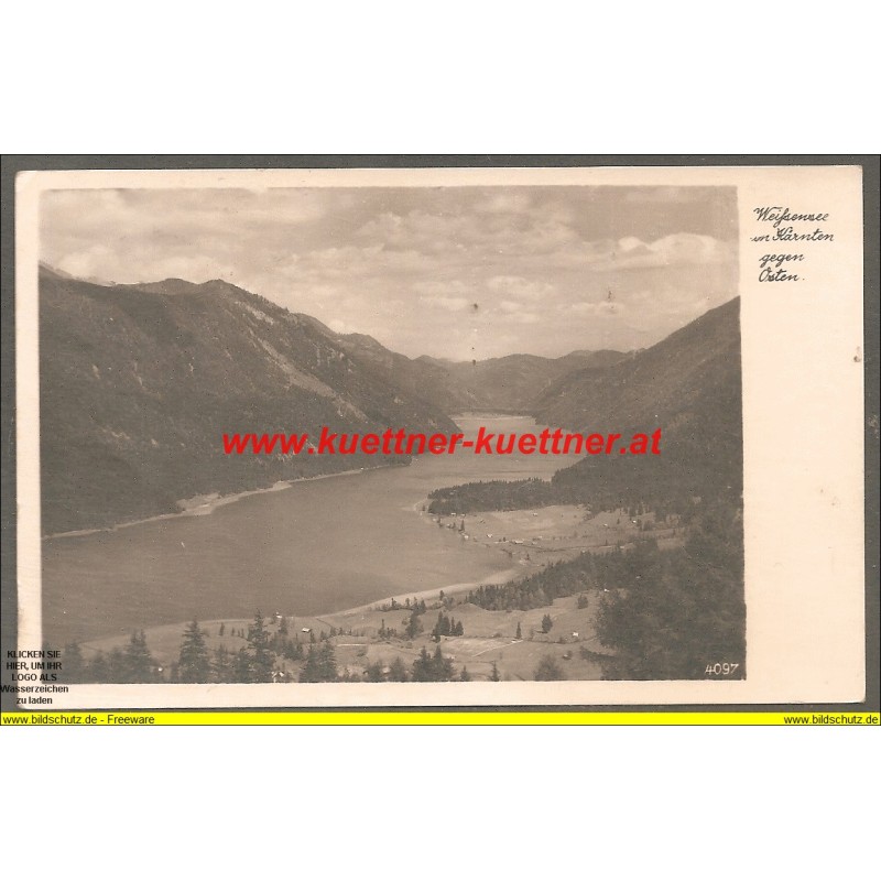 AK - Weissensee in Kärnten gegen Osten AK - Weissensee in Kärnten gegen Osten