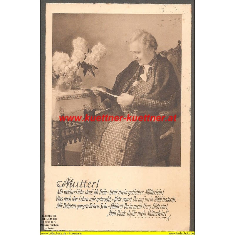 AK - Mutter! Mit welcher Liebe denk´ich Dein AK - Mutter! Mit welcher Liebe denk´ich Dein