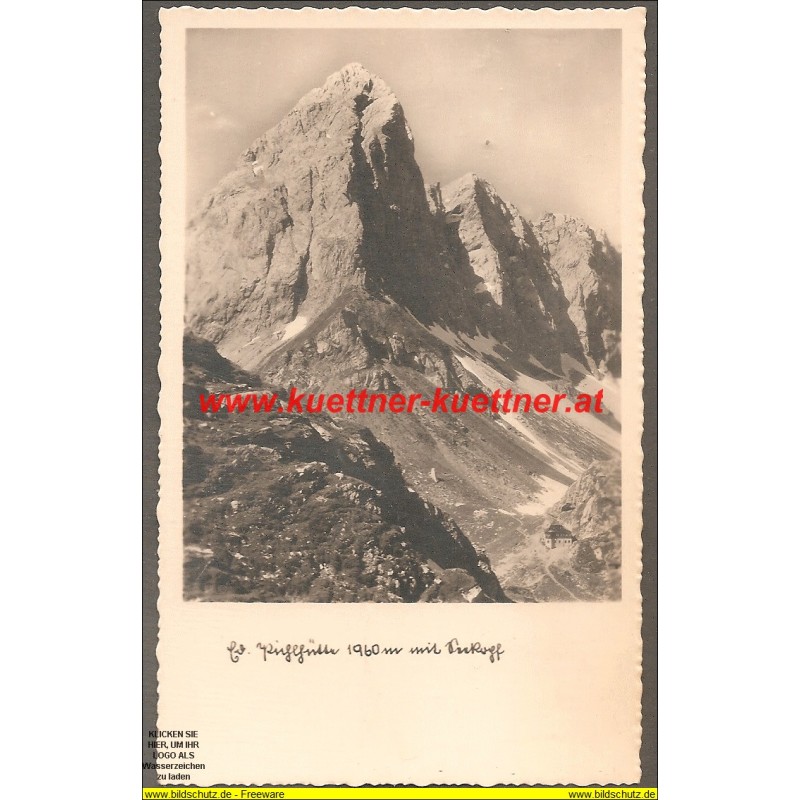 AK - Eduard Pichlhütte 1960m mit Seekopf (K) AK - Eduard Pichlhütte 1960m mit Seekopf (K)