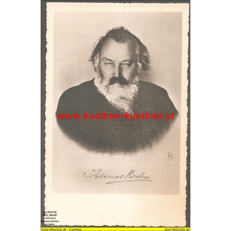 AK - Johannes Brahms (1833 - 1897) AK - Johannes Brahms (1833 - 1897)