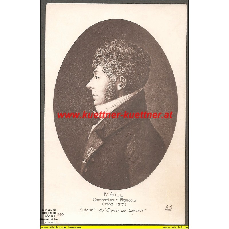 AK - Mehul - Compositeur Francais (1763 - 1817) AK - Mehul - Compositeur Francais (1763 - 1817)