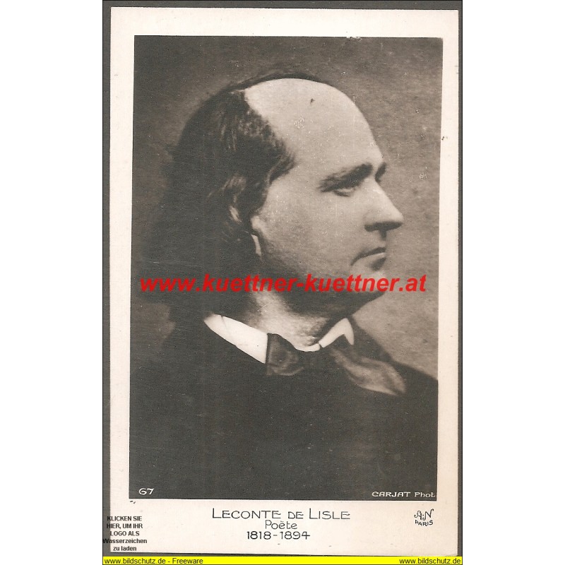 AK - Leconte de Lisle - Poete (1818 - 1894)