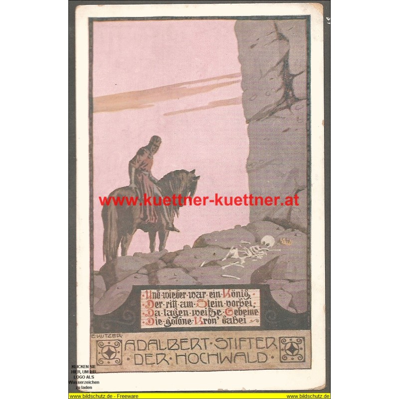 AK - Adalbert Stifter - Nr. 14 - Der Hochwald - E. Kutzer AK - Adalbert Stifter - Nr. 14 - Der Hochwald - E. Kutzer