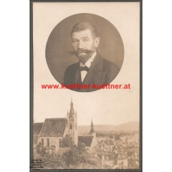 AK - Krems - mit Porträt