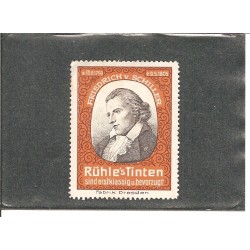 Werbemarke / Reklamemarke - Rühles Tinte - Friedrich Schiller