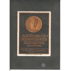Werbemarke / Reklamemarke - Ausstellung Stuttgart 1914