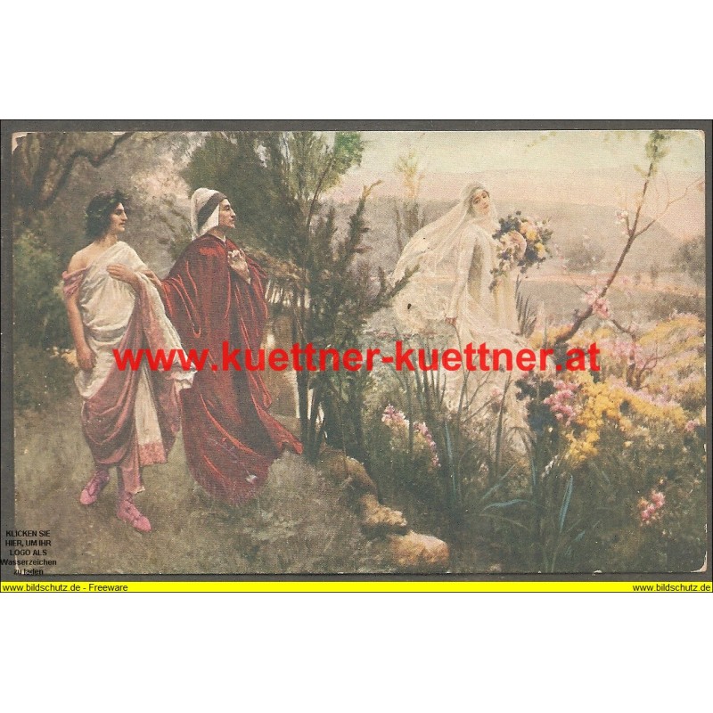 AK - Dante und Mathilda - S. Postiglione AK - Dante und Mathilda - S. Postiglione