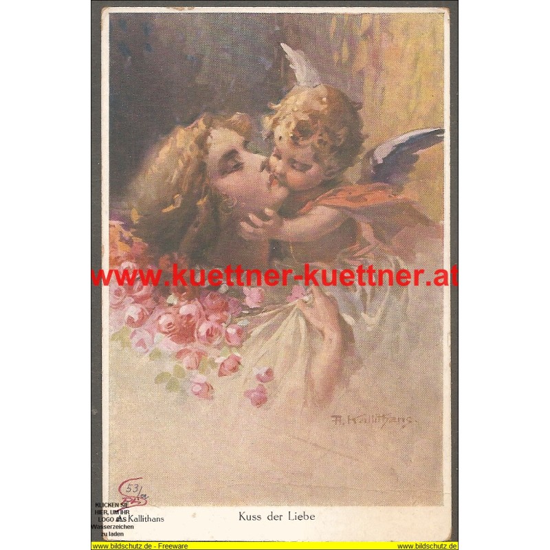 AK - Kuss der Liebe - A. Kallithans AK - Kuss der Liebe - A. Kallithans
