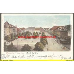 AK - Klagenfurt - Neuer Platz - 1902