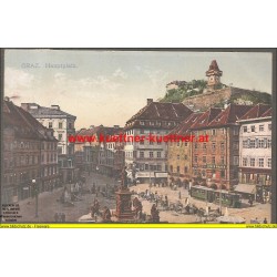 AK - Graz - Hauptplatz - 1917 (Stmk)