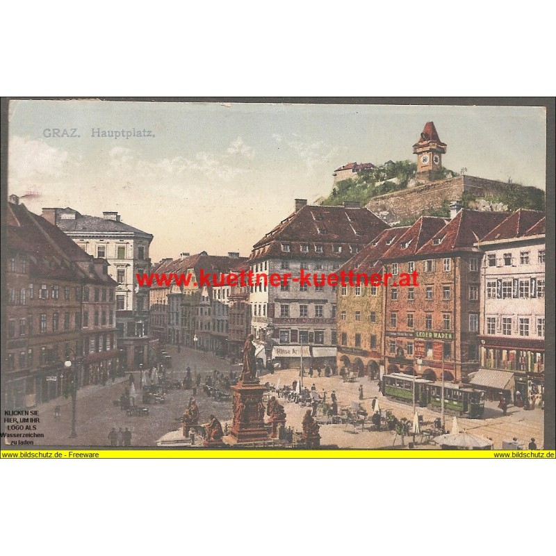 AK - Graz - Hauptplatz - 1917
