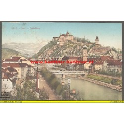 AK - Graz - Mur - Schloßberg - 1912