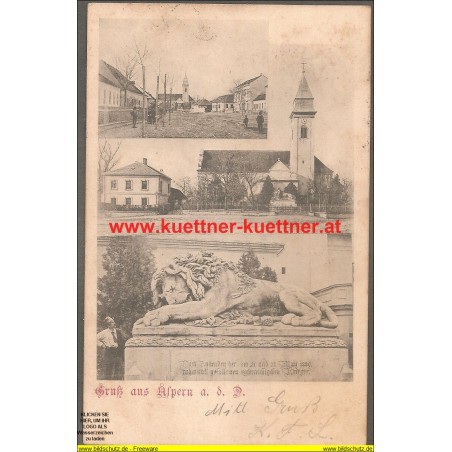 AK - Gruss aus Aspern a. d. D. (Wien XXII)