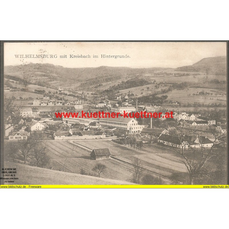 AK - Wilhelmsburg mit Kreisbach im Hintergrunde