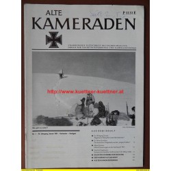 Alte Kameraden - Zeitschrift Deutscher Soldaten Nr. 1 - 1991