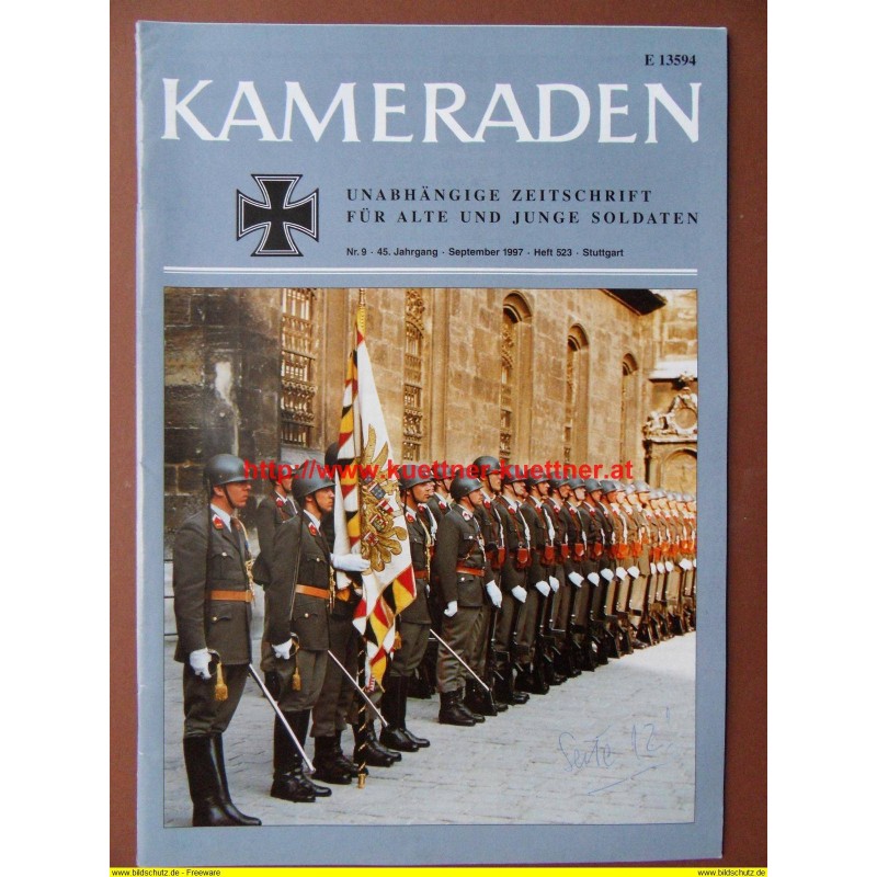 Kameraden - Zeitschrift für alte und junge Soldaten Nr. 9 - 1997 Kameraden - Zeitschrift für alte und junge Soldaten Nr. 9 - 1997