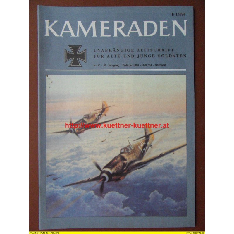 Kameraden - Zeitschrift für alte und junge Soldaten Nr. 10 - 1998 Kameraden - Zeitschrift für alte und junge Soldaten Nr. 10 - 1998