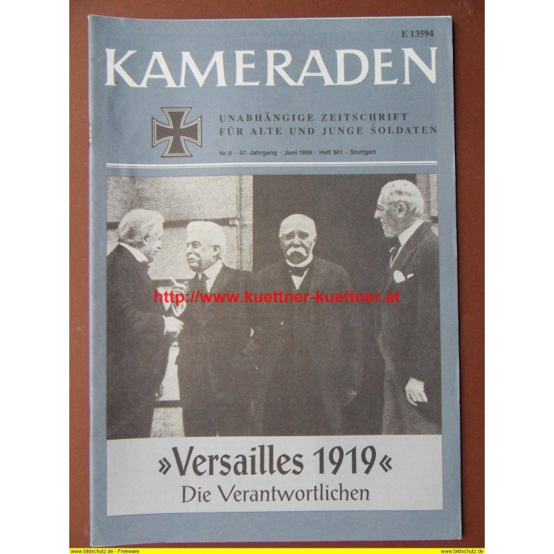 Kameraden - Zeitschrift für alte und junge Soldaten Nr. 6 - 1999 Kameraden - Zeitschrift für alte und junge Soldaten Nr. 6 - 1999