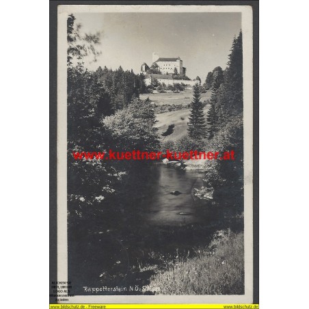AK - Rappottenstein - Schloss - 1923 (NÖ)