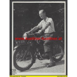 Foto - Puch Motorrad Kennzeichen W 3.038 - 1948 (11,5cm x 8,5cm) 