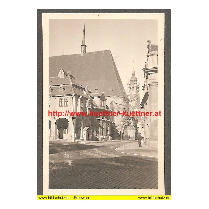 Foto II WK - Dessau Schlossplatz 1940 (9cm x 6cm)