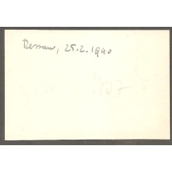 Foto II WK - Dessau Gaststätte 1940 (9cm x 6cm)