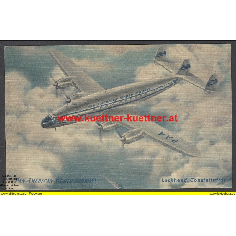 AK - Pan American Airways - Lockheed Constellation AK - Pan American Airways - Lockheed Constellation