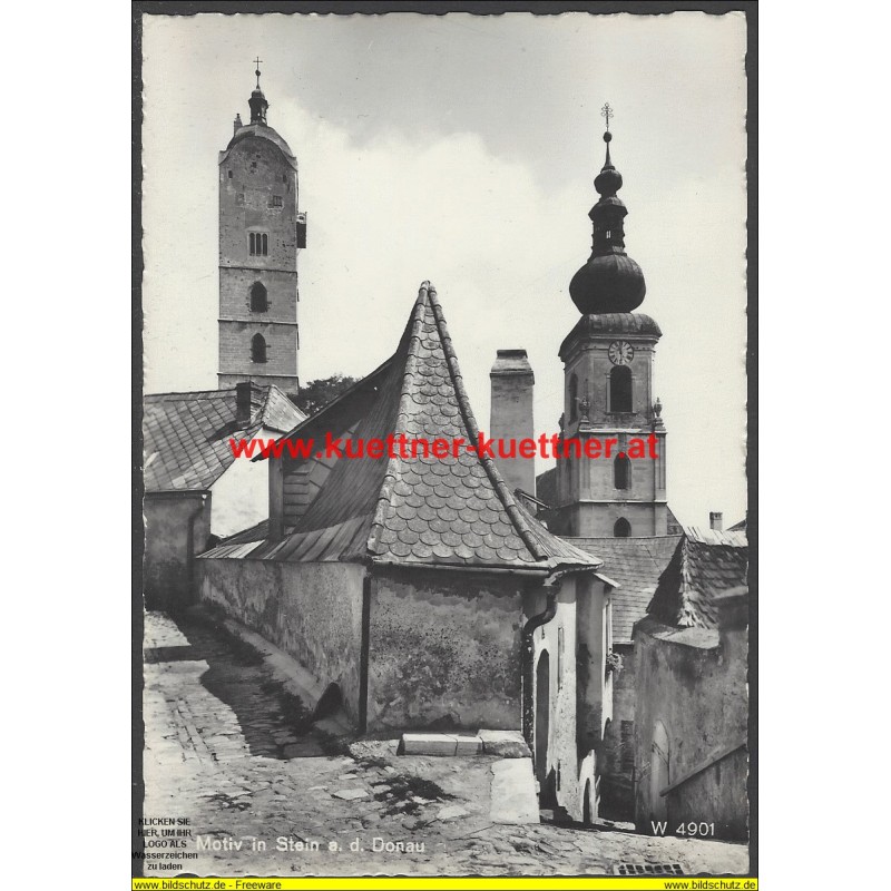 AK - Motiv in Stein a. d. Donau