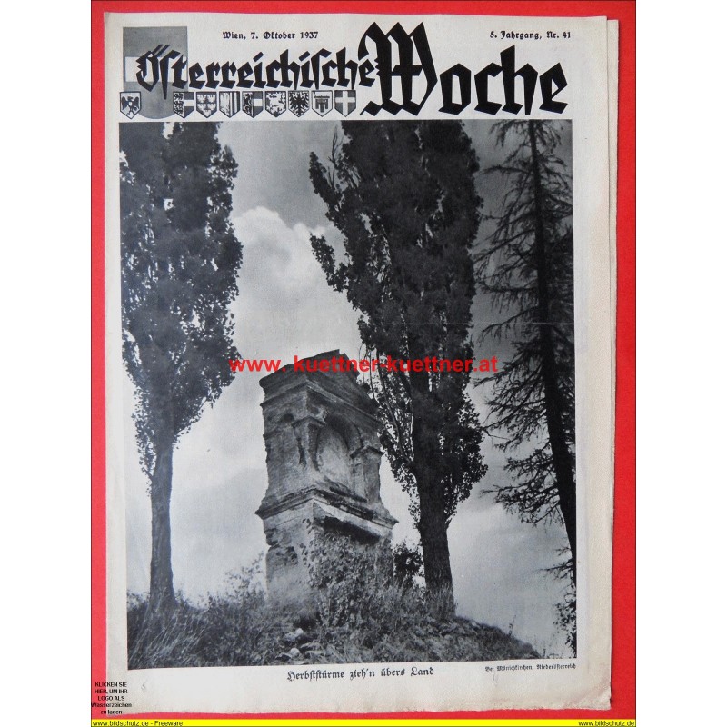 Österreichische Woche Nr. 41 - 7. Okt. 1937 Österreichische Woche Nr. 41 - 7. Okt. 1937