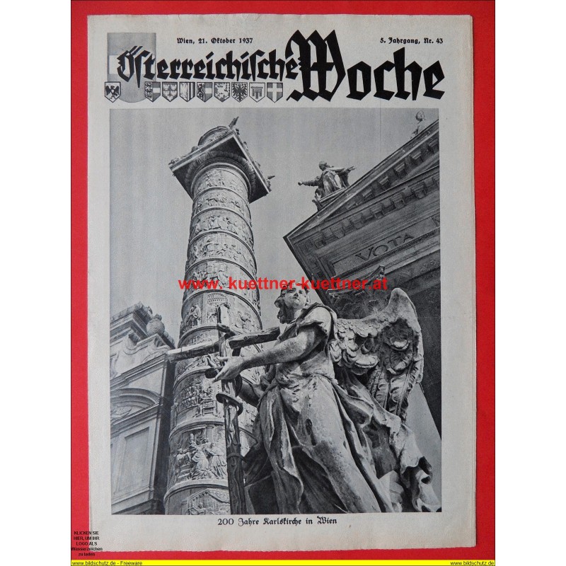 Österreichische Woche Nr. 43 - 21. Okt. 1937 Österreichische Woche Nr. 43 - 21. Okt. 1937
