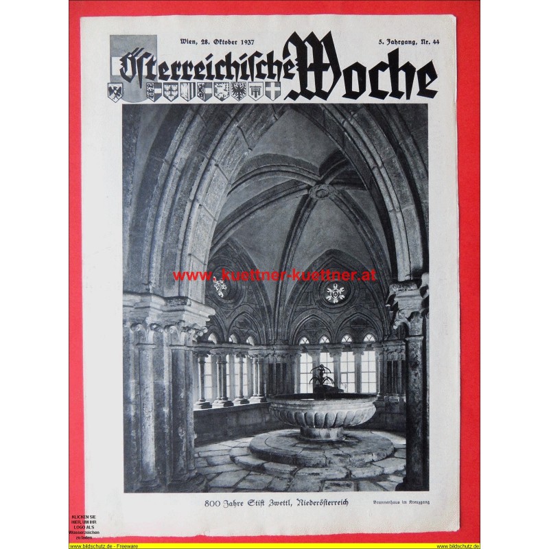 Österreichische Woche Nr. 44 - 28. Okt. 1937 Österreichische Woche Nr. 44 - 28. Okt. 1937