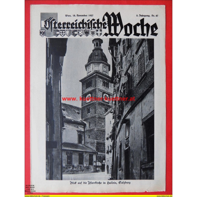 Österreichische Woche Nr. 47 - 18. Nov. 1937 Österreichische Woche Nr. 47 - 18. Nov. 1937