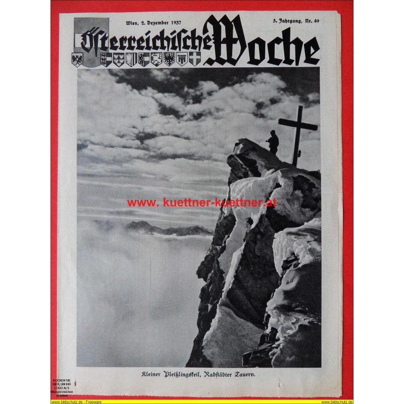 Österreichische Woche Nr. 49 - 2. Dez. 1937 Österreichische Woche Nr. 49 - 2. Dez. 1937