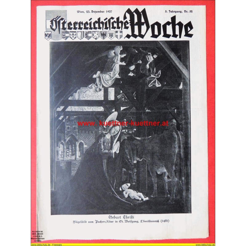 Österreichische Woche Nr. 52 - 23. Dez. 1937 Österreichische Woche Nr. 52 - 23. Dez. 1937