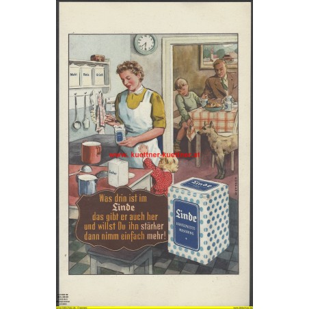 Lindekaffee Werbung (1954) 