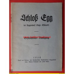 Schloß Egg bei Deggendorf - Bayr. Ostmark (1938)