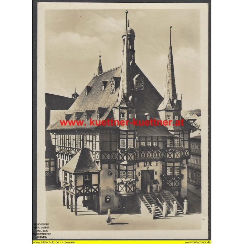 AK - Wernigerode - Rathaus (ST) AK - Wernigerode - Rathaus (ST)