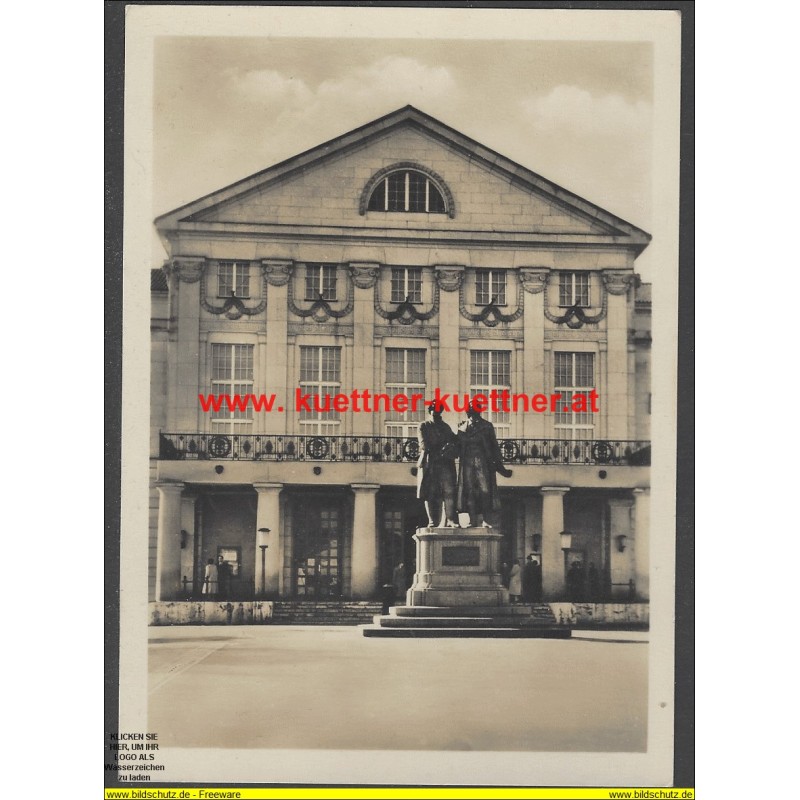AK - Weimar - National-Theater (TH) 