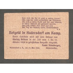 Gutschein Gemeinde Hadersdorf a. Kamp