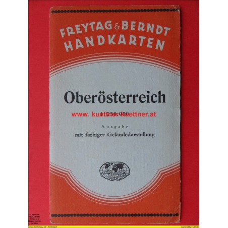 F&B Handkarte Oberösterreich 1:250.000 (1952)