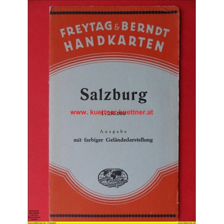 F&B Handkarte Salzburg 1:250.000 (1952)
