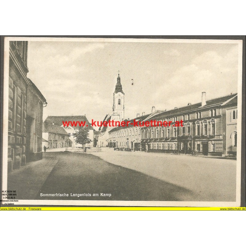 AK - Sommerfrische Langenlois am Kamp (Holzplatz) 