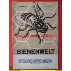 Bienenwelt 3. Jg. Nr. 9 - September 1961