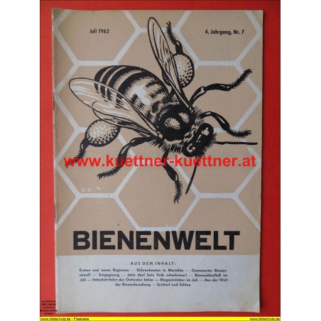 Bienenwelt 4. Jg. Nr. 7 - Juli 1962