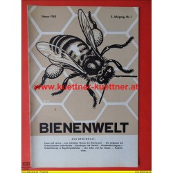 Bienenwelt 5. Jg. Nr. 1 - Jänner 1963