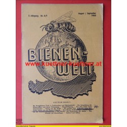 Bienenwelt 2. Jg. Nr. 8 / 9 - August / September 1960