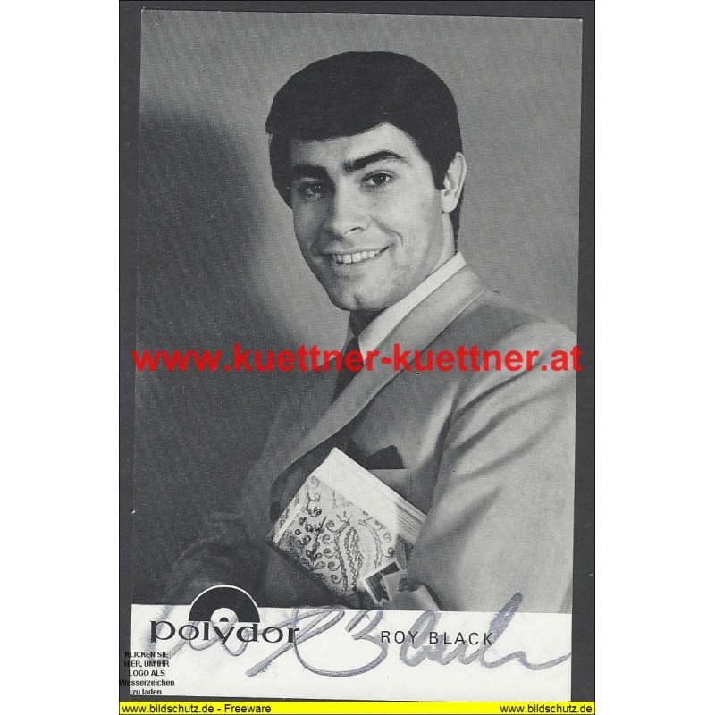 Autogrammkarte Roy Black Autogrammkarte Roy Black
