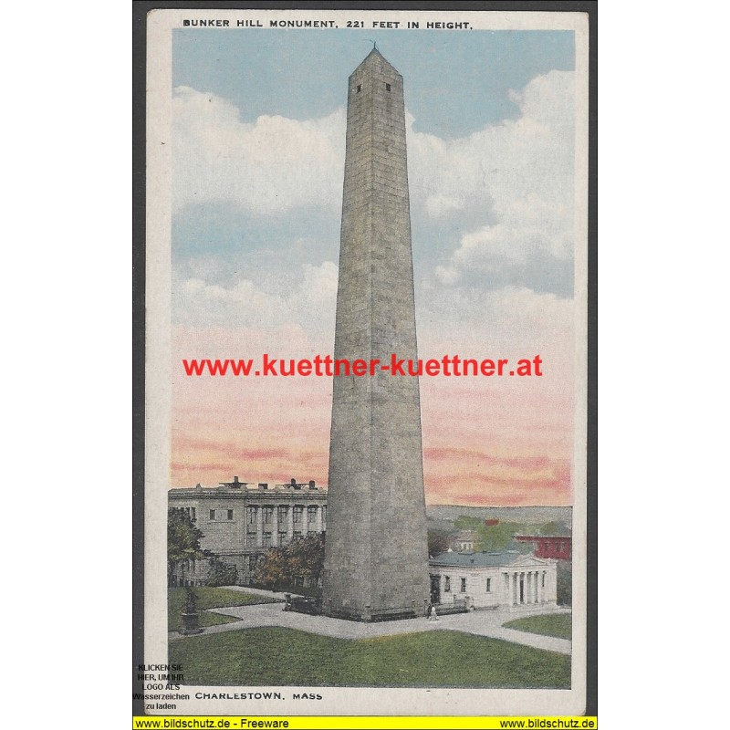 AK - Bunker Hill Monument, 221 Feet in height